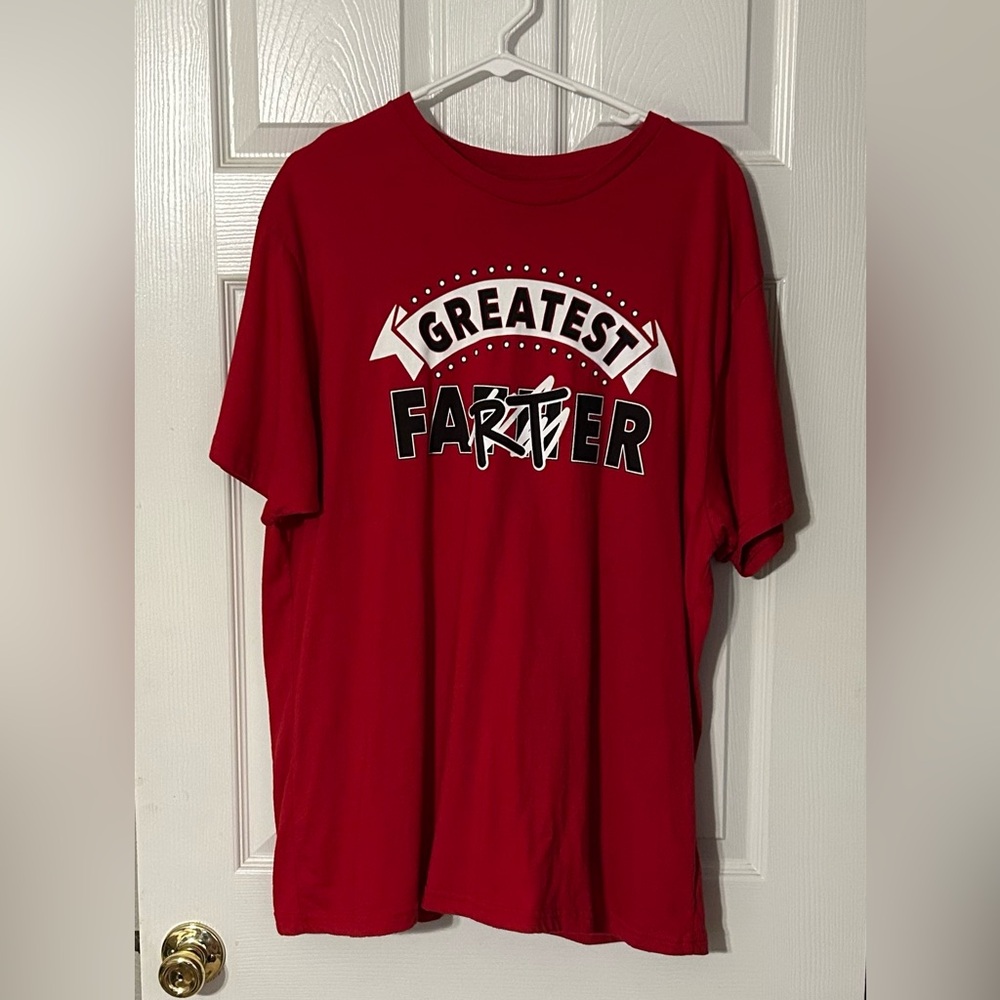 Greatest‎ Farter/Father Red T-Shirt